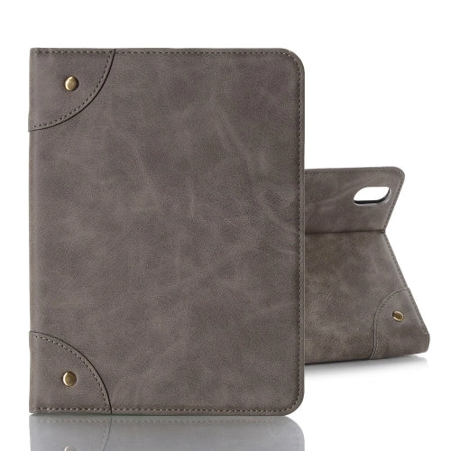 For iPad Mini Retro Book Style Horizontal Flip PU Leather Tablet Case with Holder  Card Slots