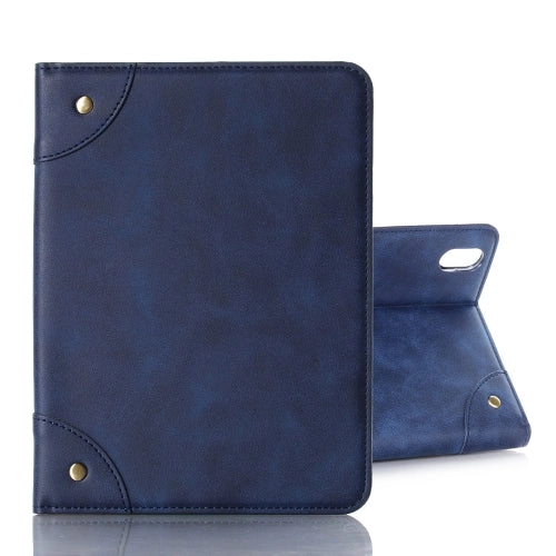 For iPad Mini Retro Book Style Horizontal Flip PU Leather Tablet Case with Holder  Card Slots