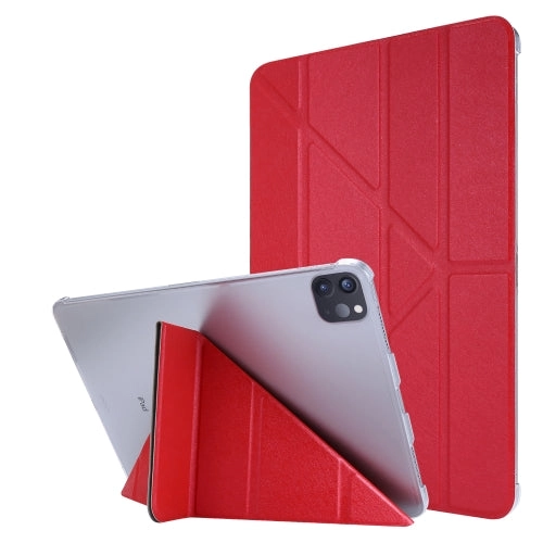 For iPad Pro Silk Texture Horizontal Deformation Flip Leather Tablet Case with Holder