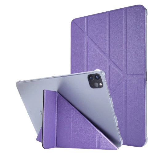 For iPad Pro Silk Texture Horizontal Deformation Flip Leather Tablet Case with Holder