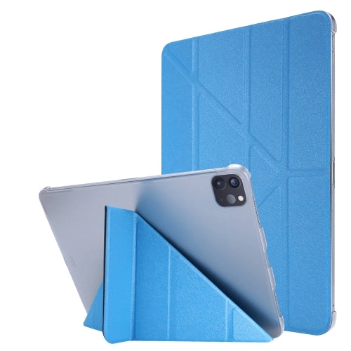 For iPad Pro Silk Texture Horizontal Deformation Flip Leather Tablet Case with Holder