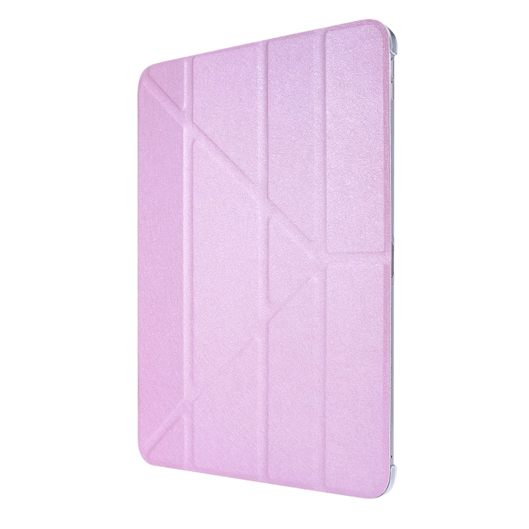 For iPad Pro Silk Texture Horizontal Deformation Flip Leather Tablet Case with Holder