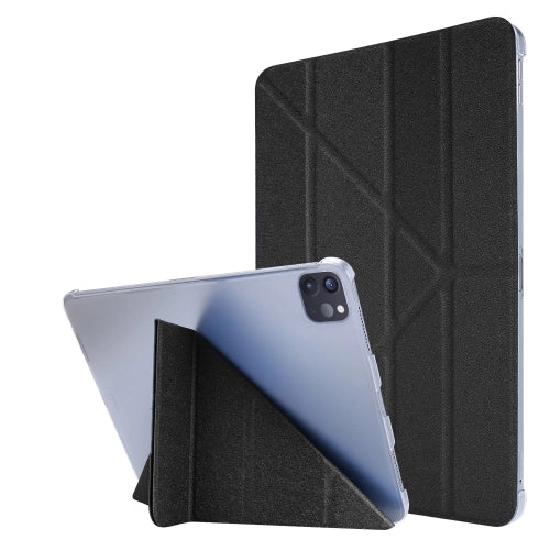 For iPad Pro Silk Texture Horizontal Deformation Flip Leather Tablet Case with Holder