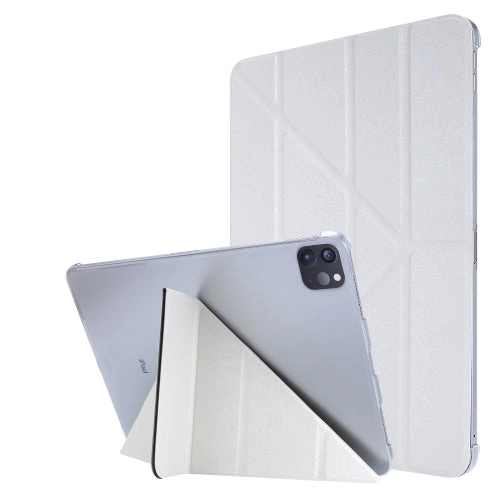 For iPad Pro Silk Texture Horizontal Deformation Flip Leather Tablet Case with Holder