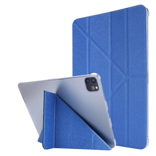 For iPad Pro Silk Texture Horizontal Deformation Flip Leather Tablet Case with Holder