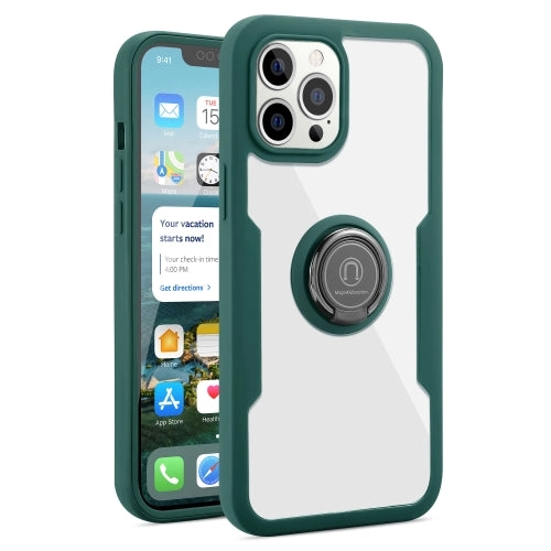 For iPhone 11 360 All-inclusive Dual-sided Magnetic Case with Ring Holder