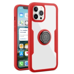 For iPhone 11 360 All-inclusive Dual-sided Magnetic Case with Ring Holder