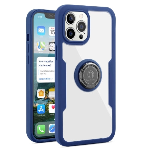 For iPhone 11 360 All-inclusive Dual-sided Magnetic Case with Ring Holder