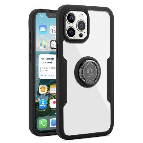 For iPhone 11 360 All-inclusive Dual-sided Magnetic Case with Ring Holder