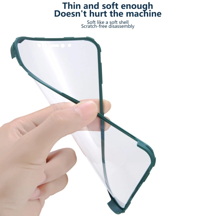 For iPhone 11 360 All-inclusive Dual-sided Magnetic Case with Ring Holder