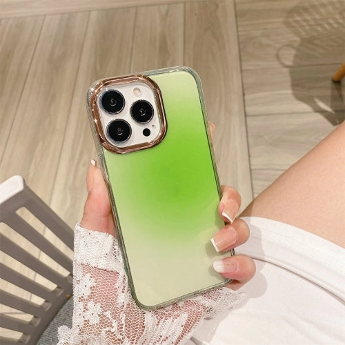 For iPhone 11 Glitter Powder Electroplating Smudge Gradient Shockproof Phone Case