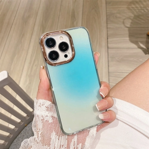For iPhone 11 Glitter Powder Electroplating Smudge Gradient Shockproof Phone Case
