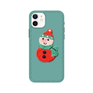 For iPhone 11 knitting Christmas Pattern Wave TPU Case