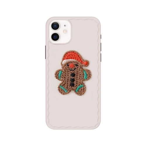 For iPhone 11 knitting Christmas Pattern Wave TPU Case