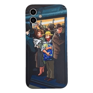 For iPhone 11 Oil Painting TPU Phone Case