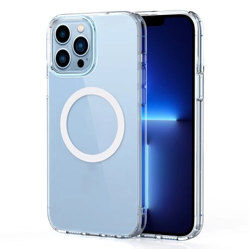 For iPhone 12 Crystal Clear Series MagSafe TPU Magnetic Phone Case
