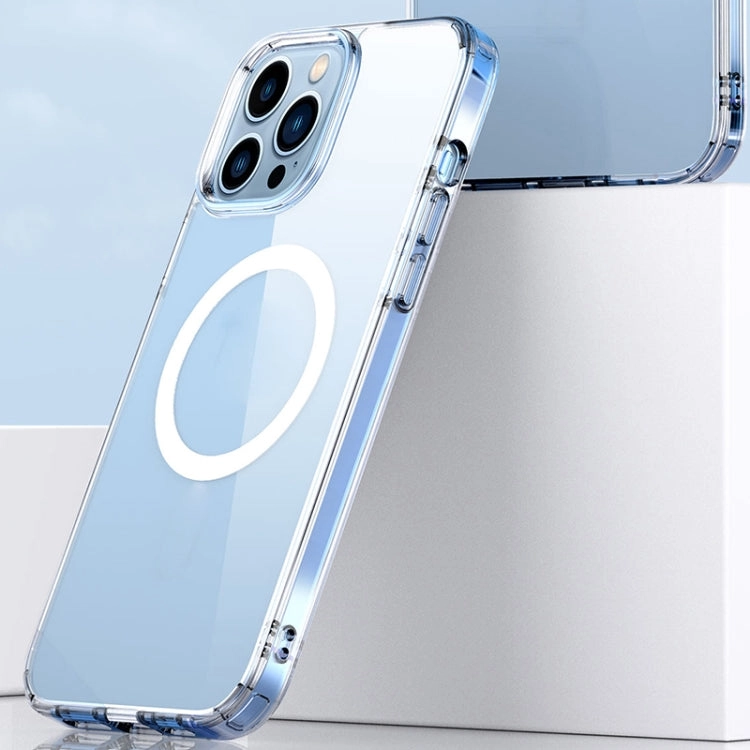 For iPhone 12 Crystal Clear Series MagSafe TPU Magnetic Phone Case