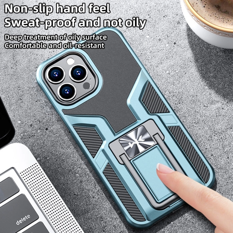 For iPhone 12 WK WTP-013 Shockproof PC   TPU Phone Case with Metal Holder
