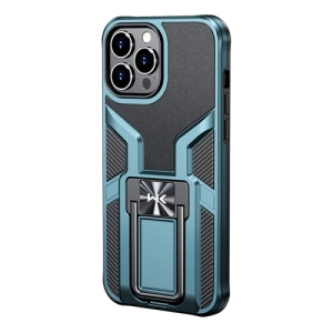For iPhone 12 WK WTP-013 Shockproof PC   TPU Phone Case with Metal Holder
