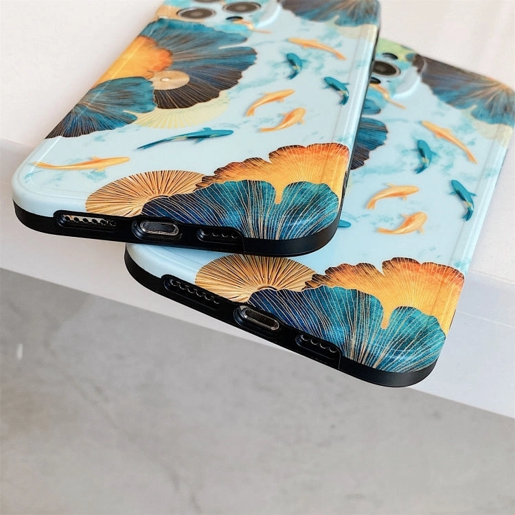 For iPhone 13 IMD Workmanship TPU Shockproof Phone Case