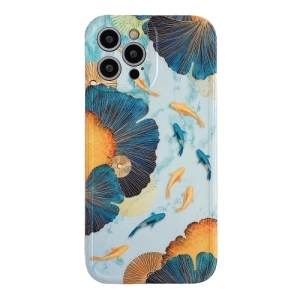 For iPhone 13 IMD Workmanship TPU Shockproof Phone Case