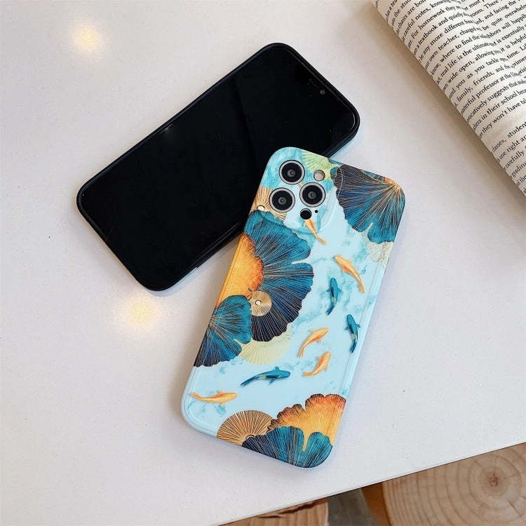 For iPhone 13 IMD Workmanship TPU Shockproof Phone Case