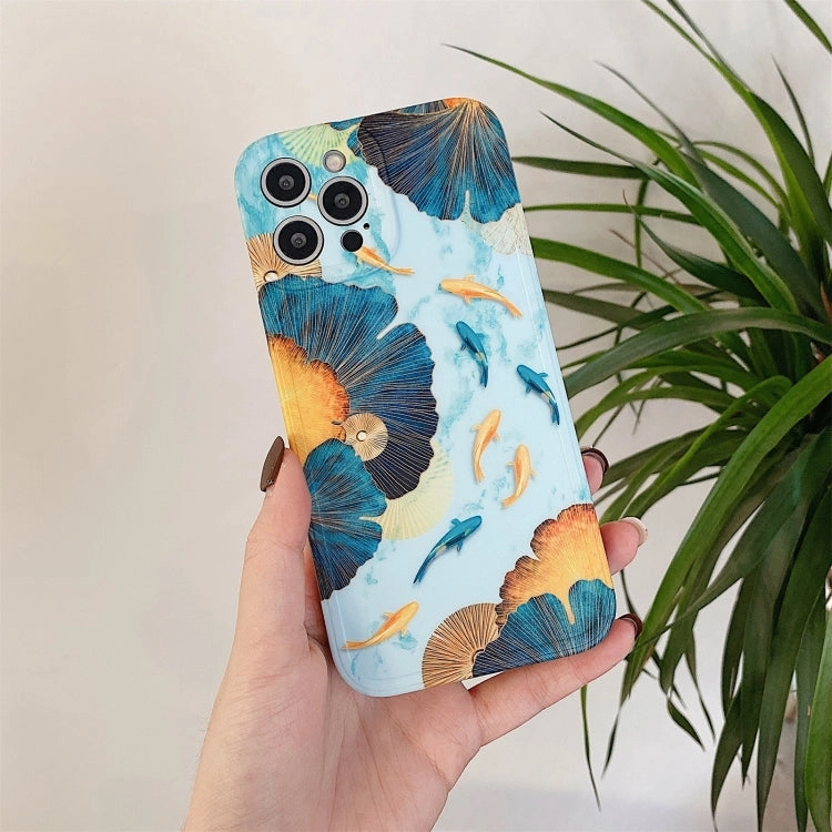 For iPhone 13 IMD Workmanship TPU Shockproof Phone Case