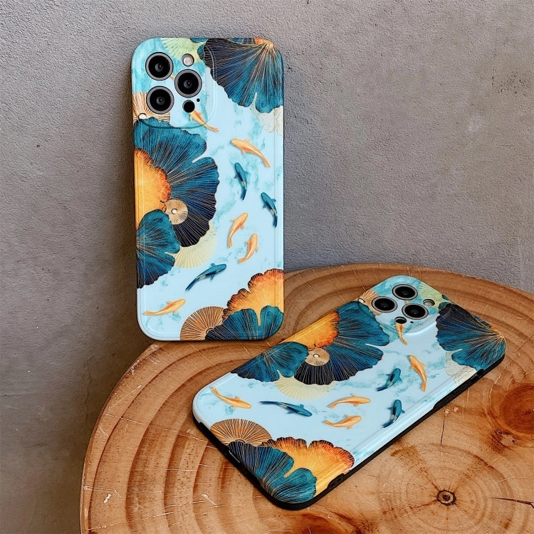 For iPhone 13 IMD Workmanship TPU Shockproof Phone Case