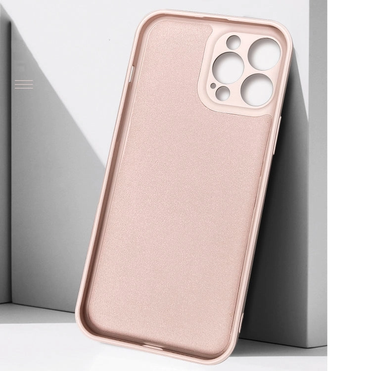 For iPhone 13 Liquid Silicone Skin Feel Shockproof Phone Case with Card Slot
