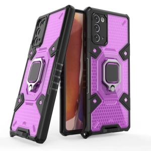 For Samsung Galaxy Note 20 Space PC TPU Shockproof Case with Ring