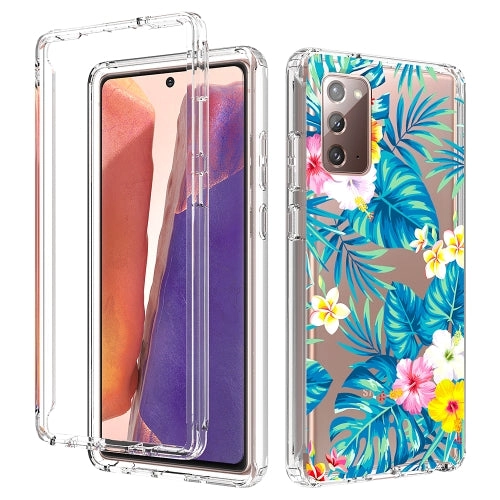 For Samsung Galaxy Note20 2 in 1 High Transparent Painted Shockproof PC   TPU Protective