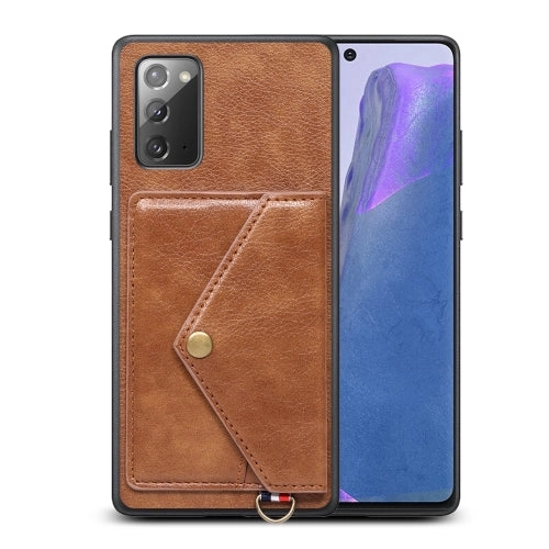 For Samsung Galaxy Note20 Litchi Texture Silicone   PC   PU Leather Back Cover Shockproof Case with