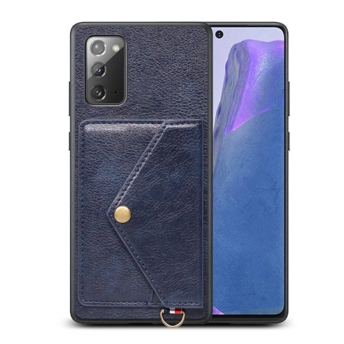 For Samsung Galaxy Note20 Litchi Texture Silicone   PC   PU Leather Back Cover Shockproof Case with