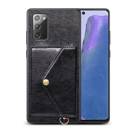 For Samsung Galaxy Note20 Litchi Texture Silicone   PC   PU Leather Back Cover Shockproof Case with