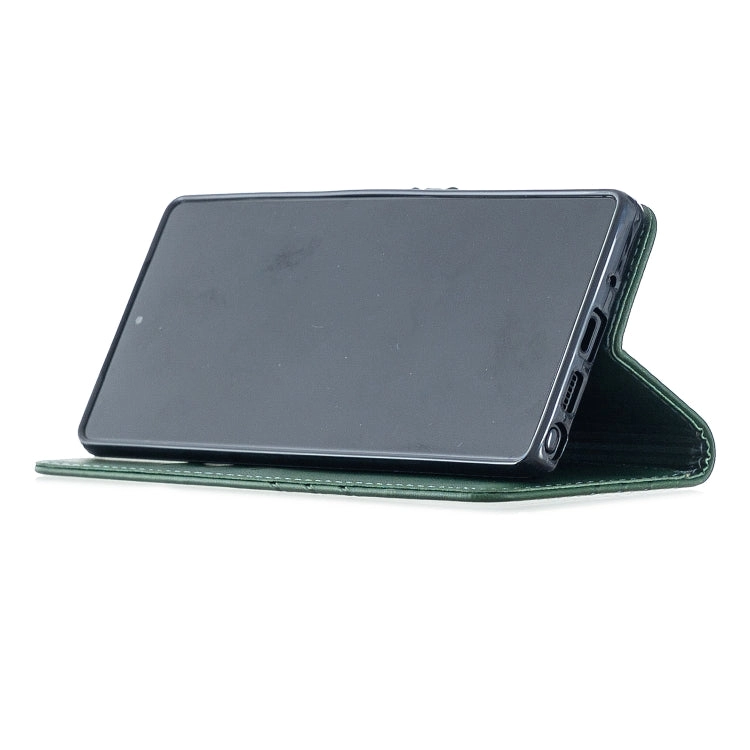 For Samsung Galaxy Note20 Stitching Style 2-Color Cow Texture Horizontal Flip PU Leather Case with