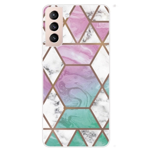 For Samsung Galaxy S22 5G Abstract Marble Pattern TPU Phone Protective Case(Water