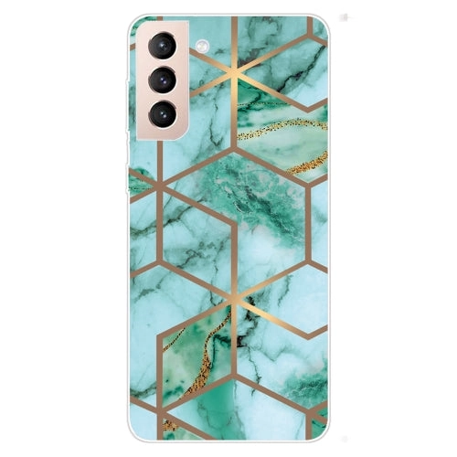 For Samsung Galaxy S22 5G Abstract Marble Pattern TPU Phone Protective Case(Water