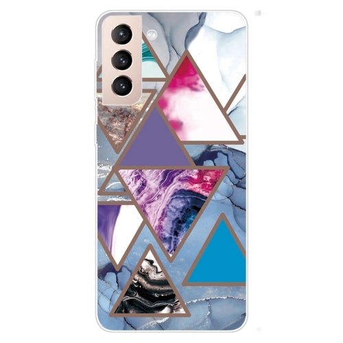For Samsung Galaxy S22 5G Abstract Marble Pattern TPU Phone Protective Case(Water