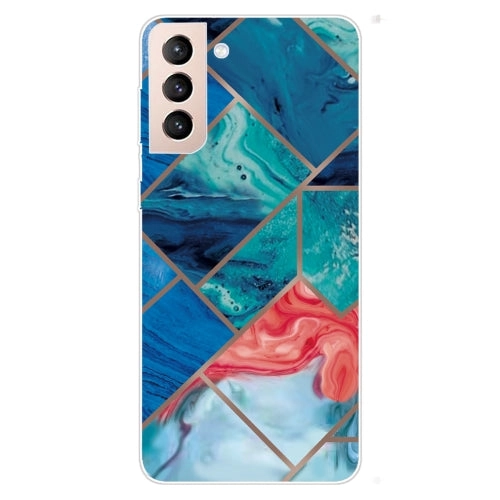 For Samsung Galaxy S22 5G Abstract Marble Pattern TPU Phone Protective Case(Water