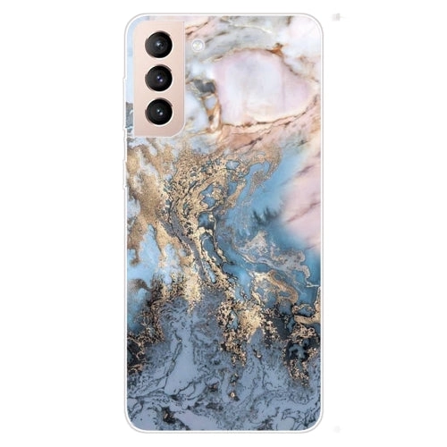 For Samsung Galaxy S22 5G Abstract Marble Pattern TPU Phone Protective Case(Water