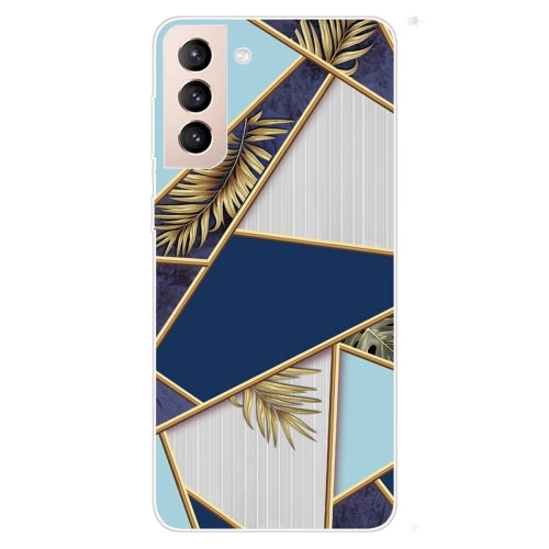 For Samsung Galaxy S22 5G Abstract Marble Pattern TPU Phone Protective Case(Water