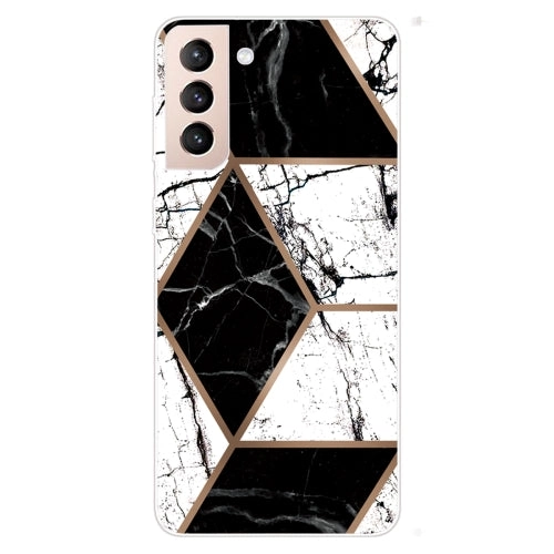 For Samsung Galaxy S22 5G Abstract Marble Pattern TPU Phone Protective Case(Water