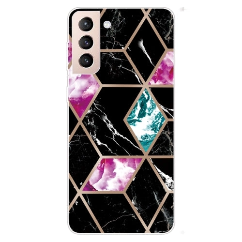 For Samsung Galaxy S22 5G Abstract Marble Pattern TPU Phone Protective Case(Water