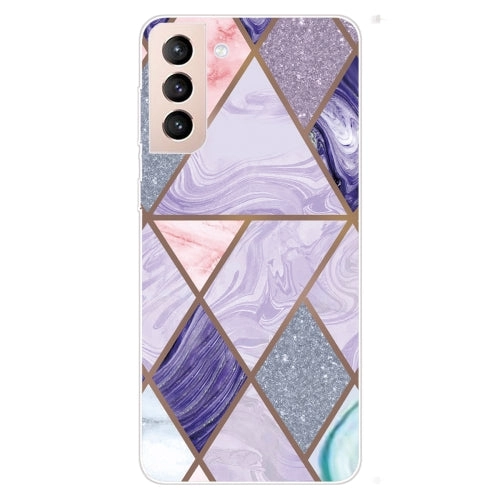 For Samsung Galaxy S22 5G Abstract Marble Pattern TPU Phone Protective Case(Water
