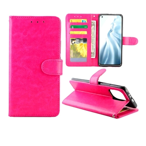 For Xiaomi Mi 11 Crazy Horse Texture Leather Horizontal Flip Protective Case with Holder  Card