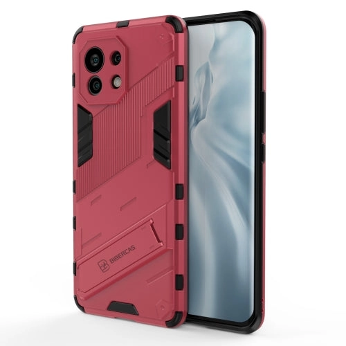 For Xiaomi Mi 11 Punk Armor 2 in 1 PC   TPU Shockproof Case with Invisible Holder(Light