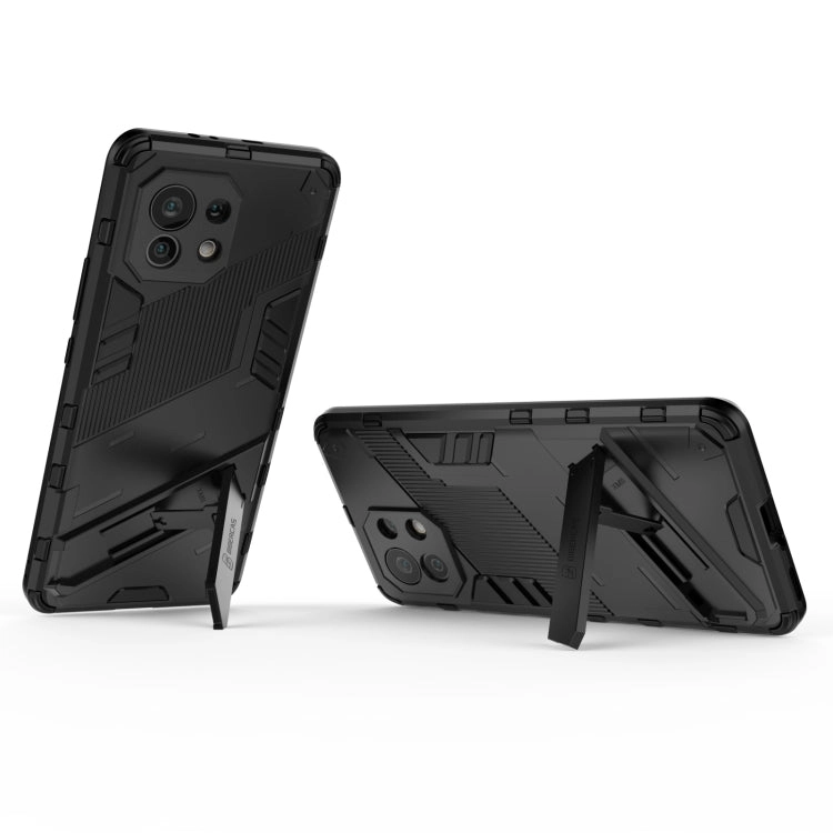 For Xiaomi Mi 11 Punk Armor 2 in 1 PC   TPU Shockproof Case with Invisible Holder(Light