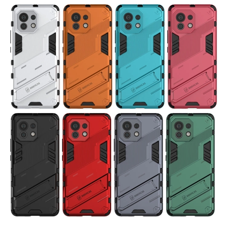 For Xiaomi Mi 11 Punk Armor 2 in 1 PC   TPU Shockproof Case with Invisible Holder(Light