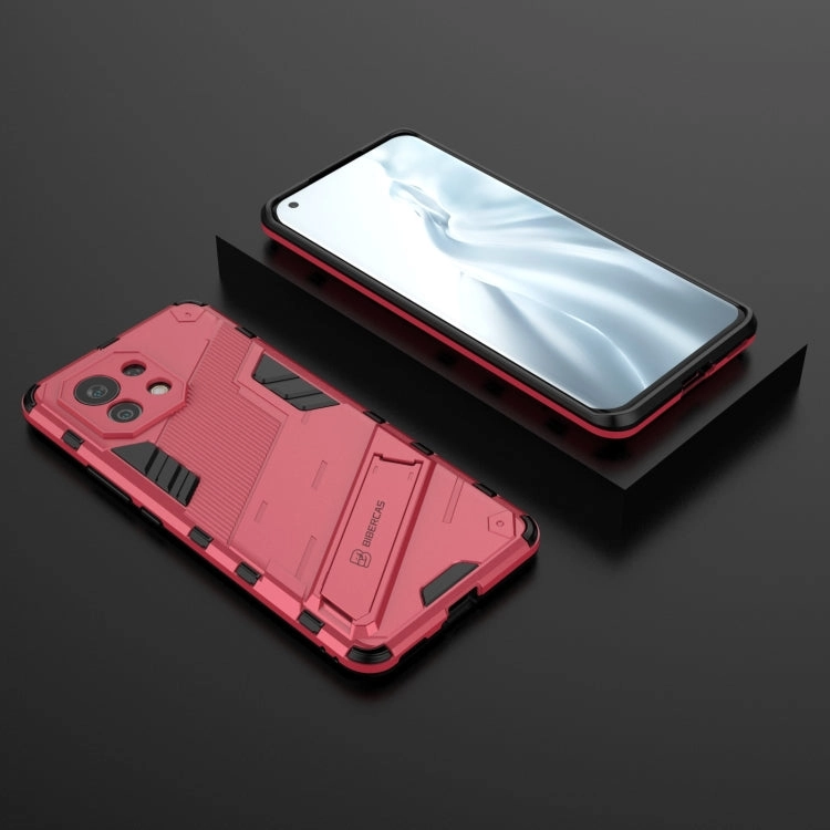 For Xiaomi Mi 11 Punk Armor 2 in 1 PC   TPU Shockproof Case with Invisible Holder(Light