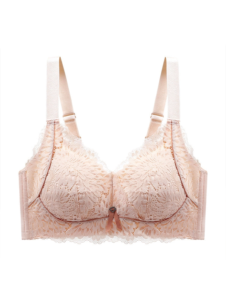 Full Lace Breathable Minimizer Wireless Bra